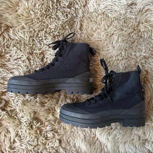 Black Everlane Canvas Utility Boot Size 6.5